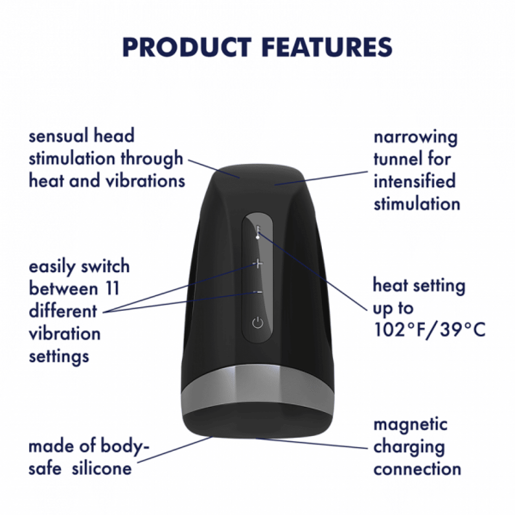 satisfyer men heat vibration erfahrung Satisfyer Men Heat vibration Masturbator vibrierend main image 0