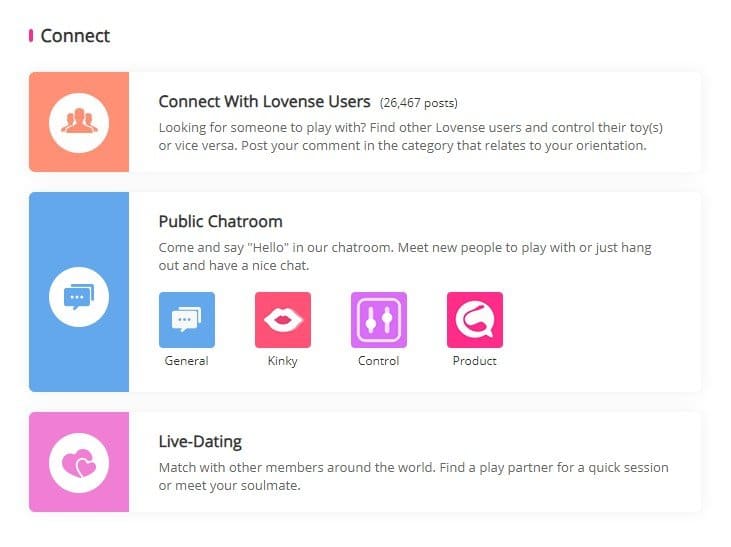 Connect with Lovense Users
