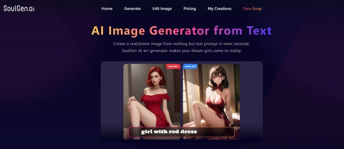 SoulGen Porn Generator